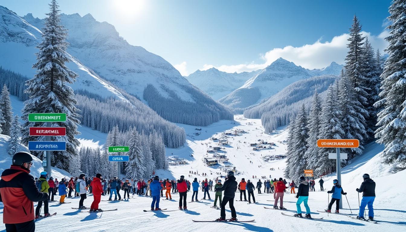 Choisir la piste de ski idéale : guide des couleurs adaptées à votre niveau