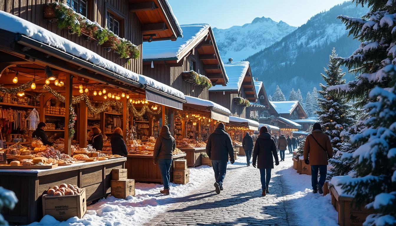 Plongez au cœur des Alpes : la magie du marché de Noël en Savoie