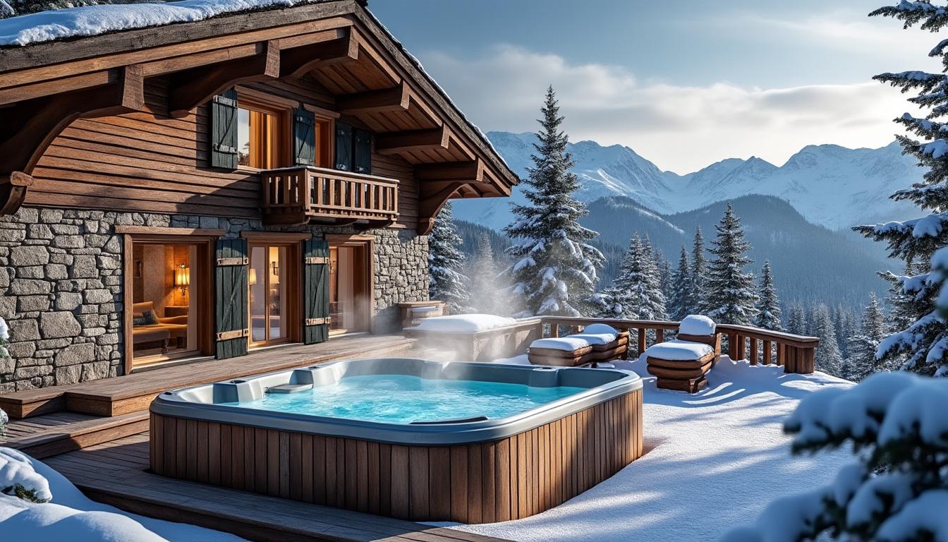 Séjournez en montagne : laissez-vous séduire par un chalet avec jacuzzi privatif